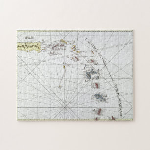 QUEBRA-CABEÇA CARIBE: MAPA, 1775