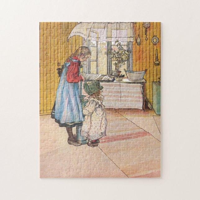 Quebra-cabeça Carl Larsson - The Kitchen 1898 (Vertical)