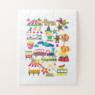 Quebra-cabeça Carnaval de Puzzles de Circo