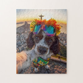 Quebra-cabeça Carnaval do Spaniel Vista no Rio
