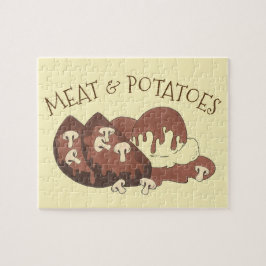 Quebra-cabeça Carne e Batatas Meatloaf Moshroom Gravy Diner