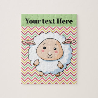 Quebra-cabeça Carneiros brancos