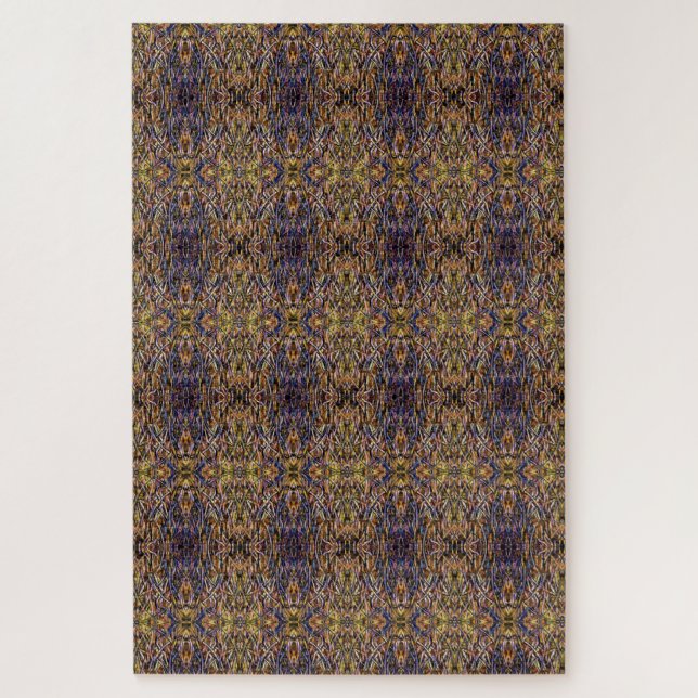 Quebra-cabeça Carnival Glass Grass With Orange Mold Fungus tiled (Vertical)