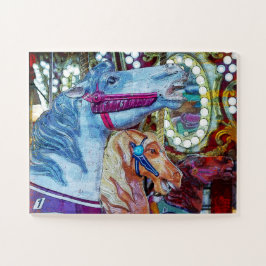 Quebra-cabeça Carousel Horse Race