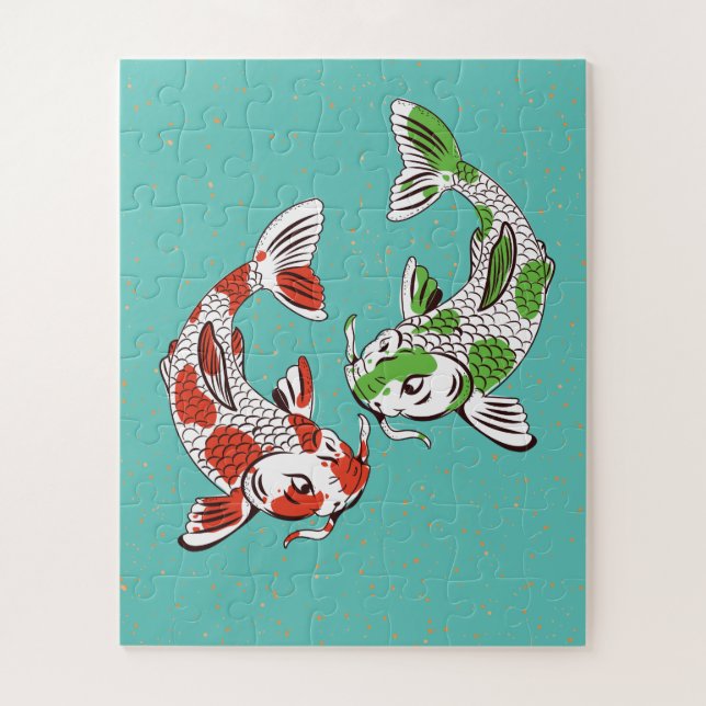 Quebra-cabeça Carpa Koi (Vertical)