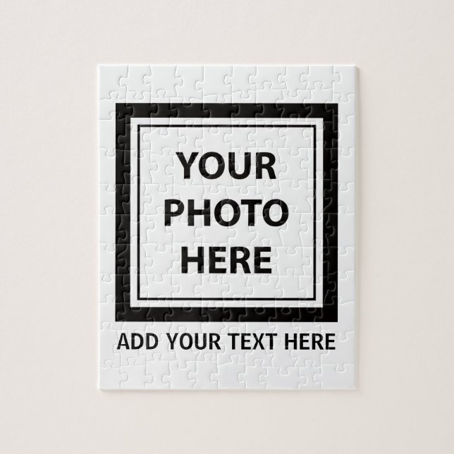 Quebra-cabeça Carregar Foto de Imagem e Adicionar Texto - Person (Vertical)