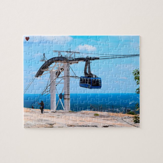 Quebra-cabeça Carro-a-cabo - Geórgia (Horizontal)