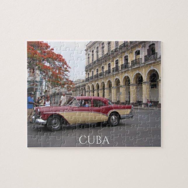 Quebra-cabeça carro antigo (Horizontal)