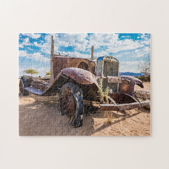 Quebra-cabeça Carro antigo e abandonado 3 em Solitaire, Namíbia (Horizontal)