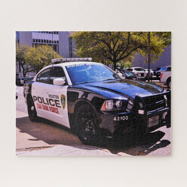 Quebra-cabeça Carro da polícia (Horizontal)