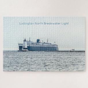 Quebra-cabeça Carro Ferry em Ludington North Brewater Light