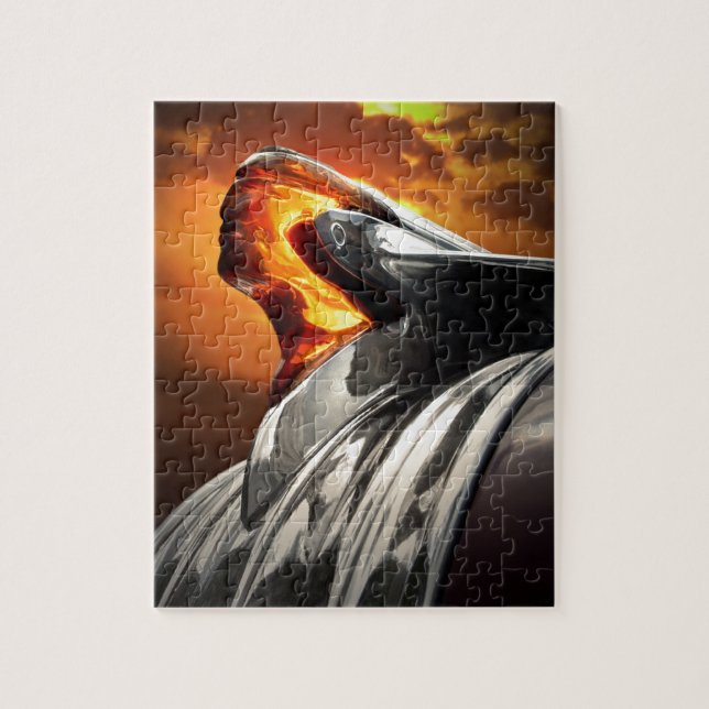 Quebra-cabeça Carro principal do clássico de Pontiac Chieftain (Vertical)