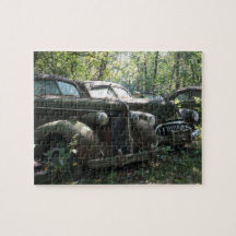 Carros do cemitério de automóveis