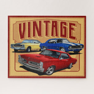 Quebra-cabeça Carros Musculares Vintage