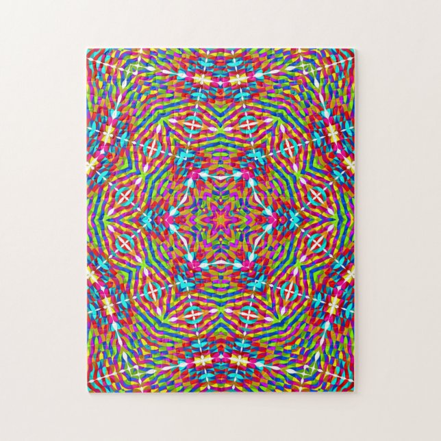 Quebra-cabeça Carrossel Colorido Mandala (Vertical)