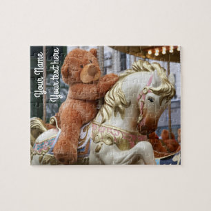 Quebra-cabeça Carrossel com Urso de Teddy