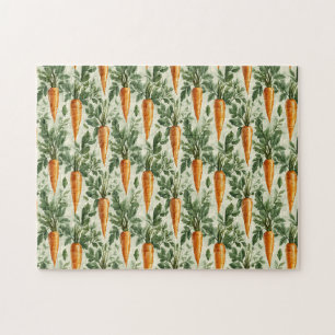 Quebra-cabeça Carrot Pattern Primavera Garden