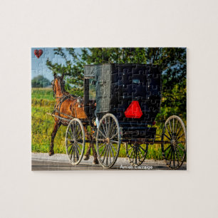 Quebra-cabeça Carruagem Amish