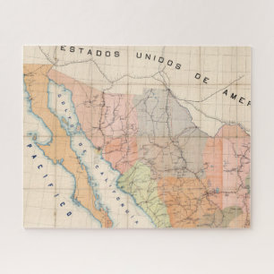 Quebra-cabeça (Carta Comunicação) Mapa do México