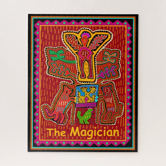 QUEBRA-CABEÇA CARTA DE TAROT - O MÁGICO (Vertical)