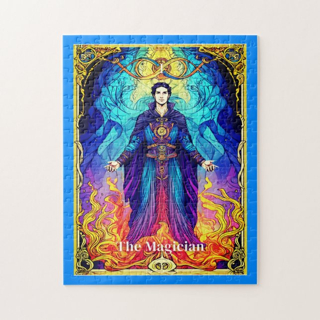 Quebra-cabeça Carta de Tarot O Mago (Vertical)