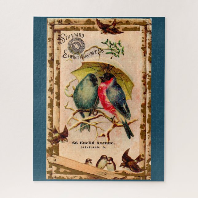 Quebra-cabeça Cartão comercial vitoriano Standard Sewing Machine (Vertical)