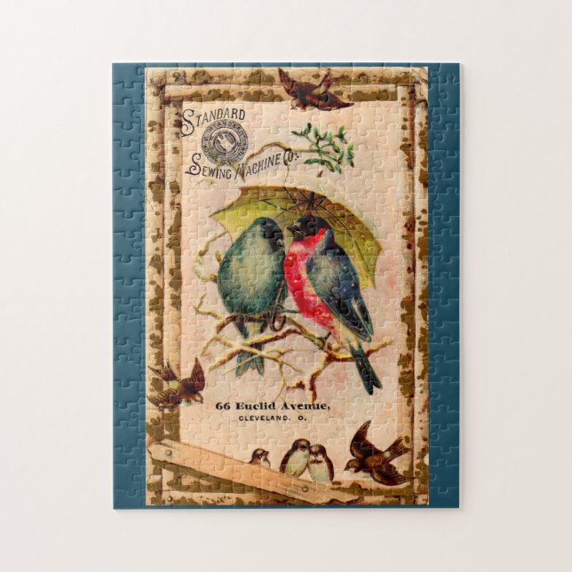 Quebra-cabeça Cartão comercial vitoriano Standard Sewing Machine (Vertical)