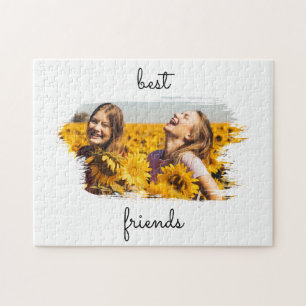 Quebra-cabeça Cartão de Aniversário do Elegante BFF Melhores A