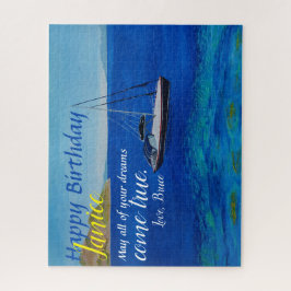 Quebra-cabeça Cartão de Aniversário para Navio