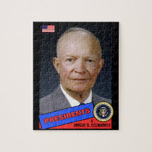 Quebra-cabeça Cartão de Beisebol Dwight D. Eisenhower