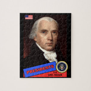 Quebra-cabeça Cartão de Beisebol James Madison