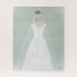 Quebra-cabeça Cartão de noiva