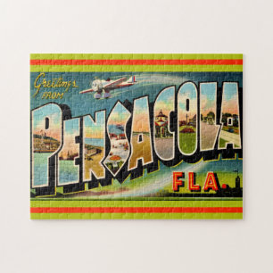 Quebra-cabeça Cartão postal antigo de Pensacola Flórida