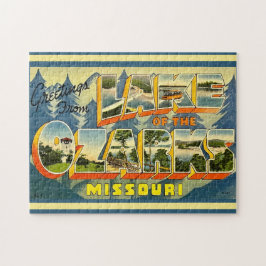Quebra-cabeça Cartão postal do Lago dos Ozarks 11x14