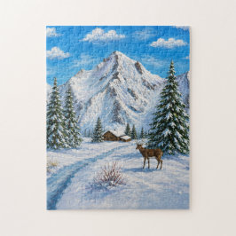 Quebra-cabeça Cartão postal do Vale da Montanha Nevada