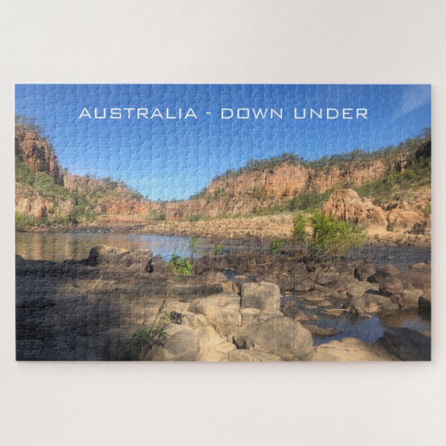 Quebra-cabeça cartão postal nitmiluk katherine gorge (Horizontal)