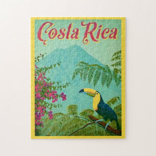 Quebra-cabeça Cartão postal tropical da Costa Rica
