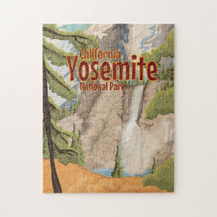 Quebra-cabeça Cartaz Antigo de Yosemite