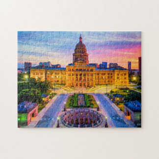 Quebra-cabeça Cartaz da Capital do Estado do Texas Austin