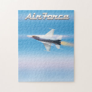 Quebra-cabeça Cartaz de Jato da Força Aérea