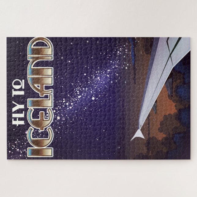 Quebra-cabeça cartaz de luta da Islândia (Horizontal)