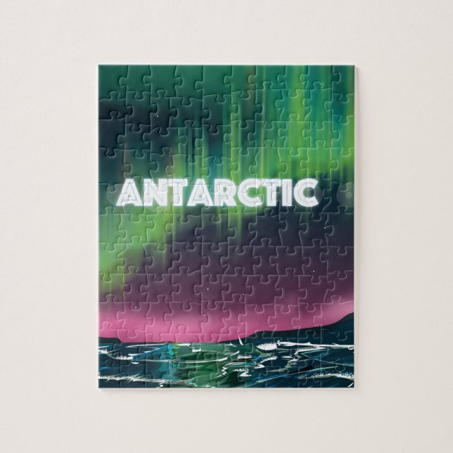 Quebra-cabeça Cartaz de Viagem Antártico (Vertical)