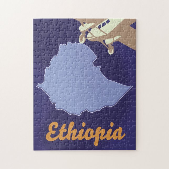 Quebra-cabeça cartaz de viagem da Etiópia (Vertical)
