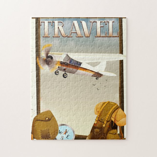 Quebra-cabeça Cartaz de Viagem Vintage (Vertical)