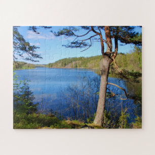 Quebra-cabeça Cartaz do Landskap sueco