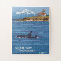 Cartaz do Monumento Nacional Ilhas San Juan