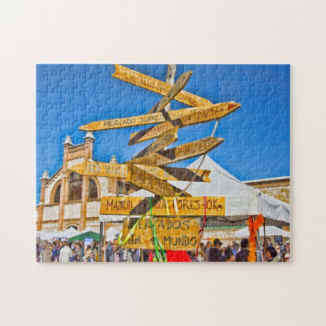 Quebra-cabeça Cartaz em Madrid. (Horizontal)