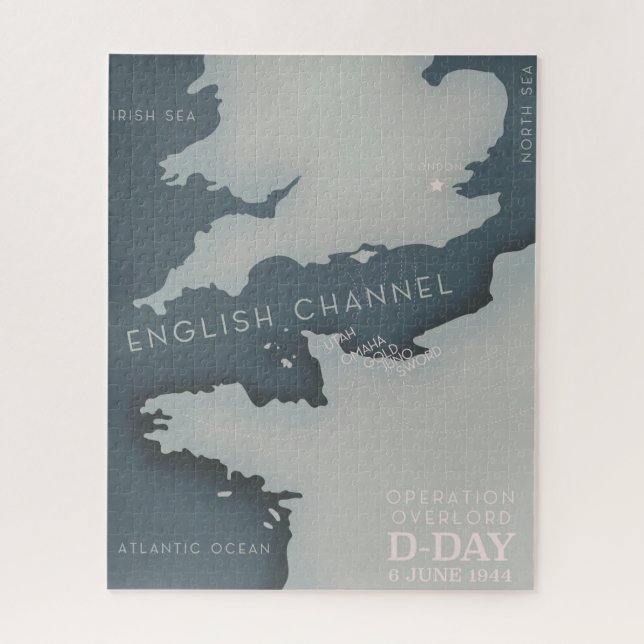 Quebra-cabeça Cartaz militar da Operação D-Day overlord. (Vertical)