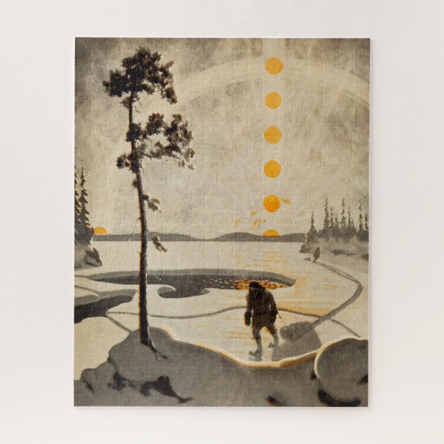Quebra-cabeça Carteiros do Deserto | Arthur Heming | (Vertical)