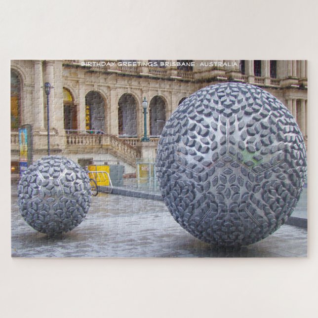 Quebra-cabeça Cartões de aniversários Brisbane Austrália (Horizontal)